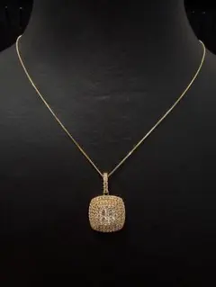 18金 ダイヤモンド一粒石 ネックレス 3.68グラム - メルカリ