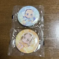 おジャ魔女どれみ あそーとコレクション 缶バッジ はづき あいこ 2点セット