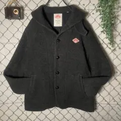 DANTON ダントン ウールモッサジャケット　ウールコート 革ボタン M