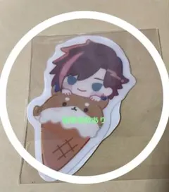 Crazy Raccoon CR アイスクリームの日 うるか きなこ ステッカー