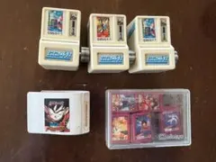 当時物】ドラゴンボール ミニミニカードダス 本体 ＆ ミニカード 16枚