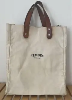 TEMBEA トートバッグ ベージュ キャンバス