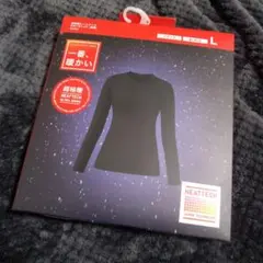 Lサイズ　新品未使用　ユニクロ　超極暖　ヒートテック　クルーネックT　長袖　女性