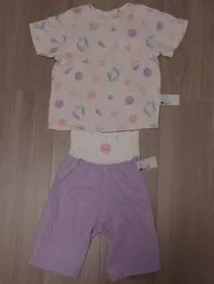美品 GUbaby 半袖パジャマ 90cm 海のいきもののサムネイル