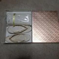 和装用バッグ 草履セット ゴールド系