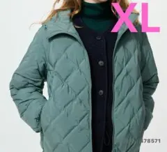 ユニクロ　UNIQLO　パフテックパーカー　レディース グリーン　XLサイズ