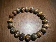 タイガーアイ ビーズブレスレット フリーサイズ