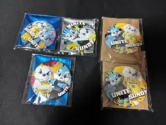 サンロッカーズ渋谷　サンディ　東京ユナイテッド　ユナイト　コラボ缶バッチ