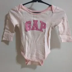 GAP ストライプロンパース 70