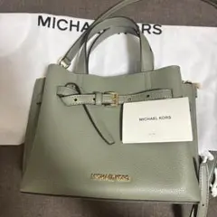 MICHAEL KORS グリーンショルダーバッグ