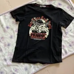 ブルークロス・ スカル グラフィック Tシャツのサムネイル