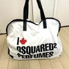 DSQUARED2 ボストンバッグ トートバッグ ホワイト　中古品のサムネイル