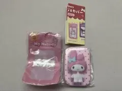 サンリオ　マイメロ　スクエア缶バッジ＆カバー