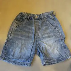 GU デニムハーフパンツ　110