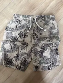チャオパニックティピー葉柄 ベージュ ハーフパンツ 110-120サイズ