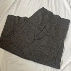 UNIQLO リブ編みタイトスカート S グレー