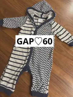 GAP♡ 60サイズ　秋冬ロンパース　オシャレ　くまさん