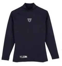 アンダーアーマー BBB2201 紺 YMD コンプレッションLSモック/新品