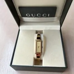 稼働 GUCCI 腕時計 1500L バングル ゴールド 外箱 クォーツ3127 - メルカリ