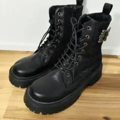 axes femme ミドルブーツ　レース　バックル　L 23.5〜24 黒のサムネイル