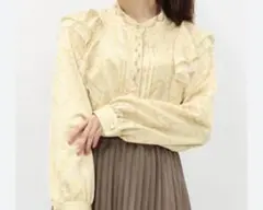 美品✨ axes femme　刀剣乱舞　 蜂須賀虎徹ブラウス　イエロー 黄色