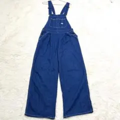Lee リー オーバーオール サロペット ワイドパンツ ロゴ Mサイズ