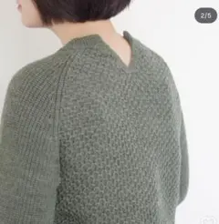 お値下げ backslit pullover wool/tarv ターブ