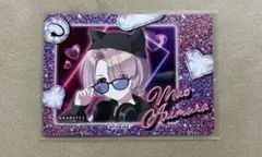 学マス カラオケの鉄人 特典 ミニフォトカード 有村麻央