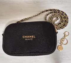 CHANEL ノベルティチェーン付きポーチショルダーバッグ - メルカリ