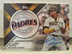 【25枚限定】Topps メッツ フアンソト選手パッチ付き直筆サインカード