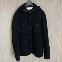 ダッフル風ショートウールジャケット