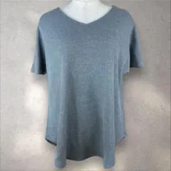 HUG.U ゆったりシルエットワッフルTシャツ　Fサイズ　a1113