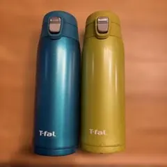 T-fal ワンタッチボトル 水筒 2本セット グリーン ライム　400mlのサムネイル