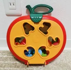 12/16まで★ スマートエンジェル　形あわせ 知育玩具 型はめパズル りんご型