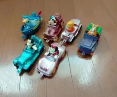 ディズニー　キャラクター ミニカー 6台セット　100周年