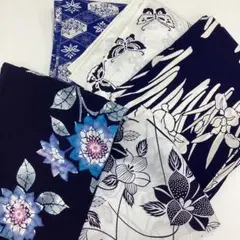 浴衣まとめ売り、夏着物、女物、リメイク素材、綿P235