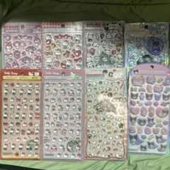 【国内正規品】ボンボンドロップシールミニ　ハローキティ２枚のサムネイル