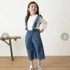 デニムブルー オーバーオール 120サイズ