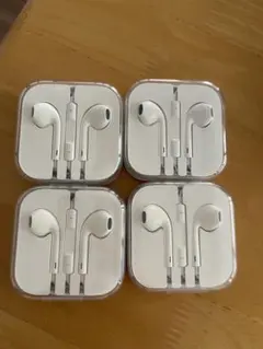 Apple 有線イヤホン 4個セット