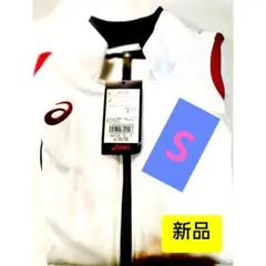 アシックス　トレーニングウエア　ホワイト　男女兼用Sサイズのサムネイル