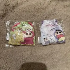 クレヨンしんちゃん　巾着付タオル