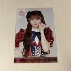 AKB48 千葉恵里 赤チェック衣装 生写真 座り - メルカリ