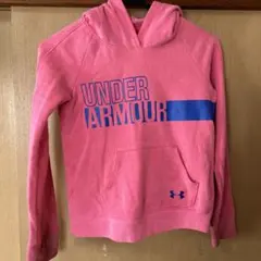 Under Armour ピンク フード付きトレーナー YMD