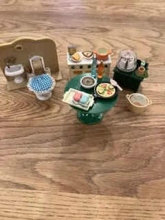 シルバニアファミリー キッチンセットとトイレ