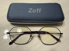 Zoff オーバル型メガネ