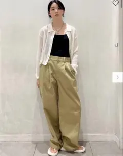 GU チノ ツータックバギースラックス(丈標準71.0～75.0cm)