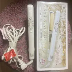 GRACE STRAIGHT ホワイト ストレートヘアアイロン