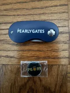 PEARLYGATES パーリーゲイツ　グリーンフォーク　マーカー１個　ネイビー