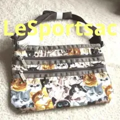 新品　希少　レスポートサック　タグ付き　猫　デザイン ショルダーバッグ