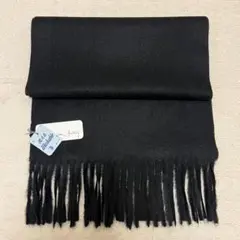 【新品】カシミヤタッチ黒ストール
